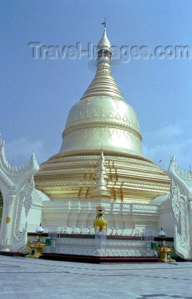 myanmar175: Myanmar / Burma - Yangon / Rangoon: Buddhist pagoda Maha Widzaya - stupa - zedi - chedi - dagoba (photo by J.Kaman) - (c) Travel-Images.com - Stock Photography agency - Image Bank