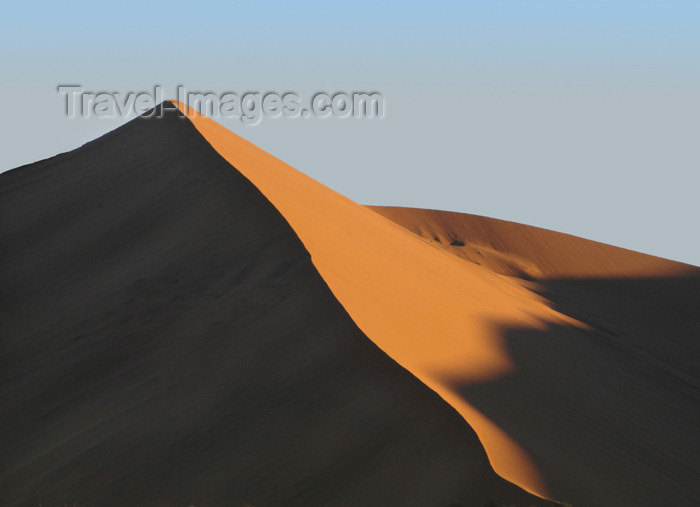 namibia170: Namibia Partially sillouetteddune at sunrise, Sossusvlei - photo by B.Cain - (c) Travel-Images.com - Stock Photography agency - Image Bank