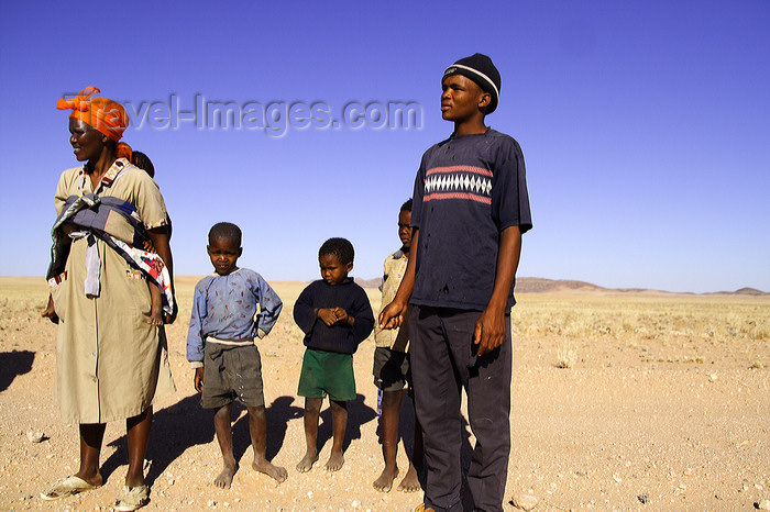 namibia214: Erongo region, Namibia: Damara people - on the road, close to Tropic of Capricorn - photo by Sandia - (c) Travel-Images.com - Stock Photography agency - Image Bank