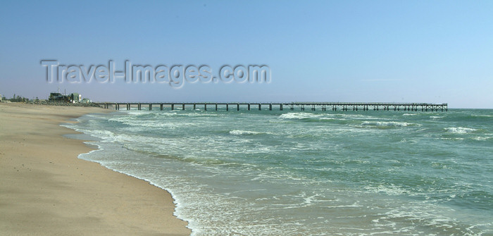 namibia37: Africa - Namibia: Swakopmund, Erongo region: beach and pier on the South Atlantic - photo by J.Banks - (c) Travel-Images.com - Stock Photography agency - Image Bank