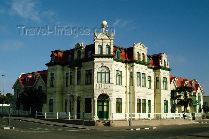 namibia41: Namibia - Swakopmund, Erongo region: architecture - Hohenzollernvilla - Moltke street - Riga on the Skeleton coast?! - photo by J.Banks - (c) Travel-Images.com - Stock Photography agency - Image Bank