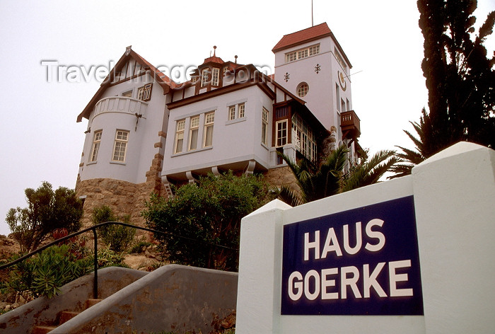 namibia72: Namibia - Luderitz: Goerke house - Görke / Goerke Haus - photo by G.Friedman - (c) Travel-Images.com - Stock Photography agency - Image Bank