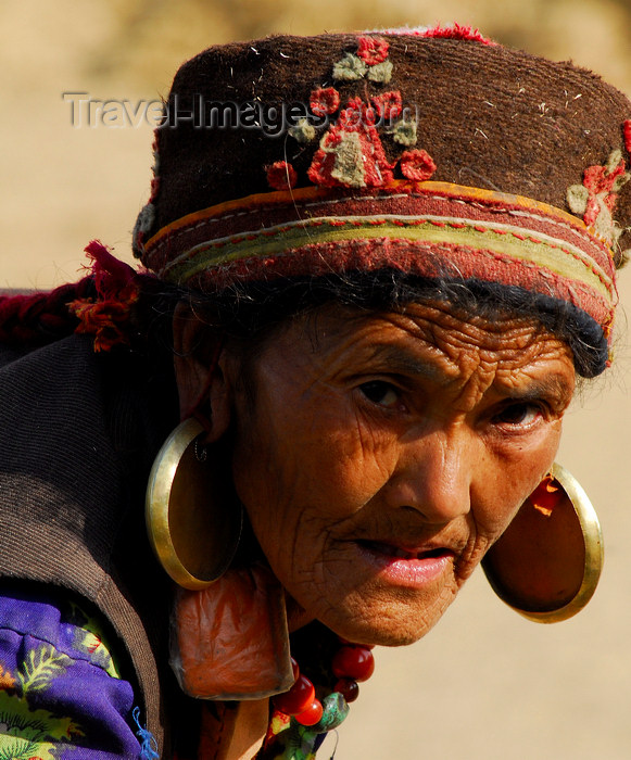 nepal111: Nepal - Langtang region - Tamang woman with her typical earing - photo by E.Petitalot - (c) Travel-Images.com - Stock Photography agency - Image Bank