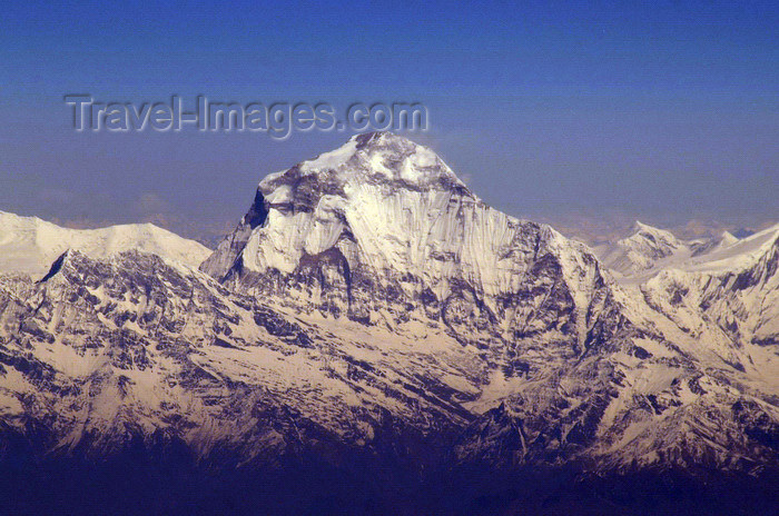 nepal125: Nepal - Dhaulagiri Range, Myagdi District, Dhawalagiri Zone: Mt Dhaulagiri - Annapurna region, seen from the air - photo by A.Ferrari - (c) Travel-Images.com - Stock Photography agency - Image Bank