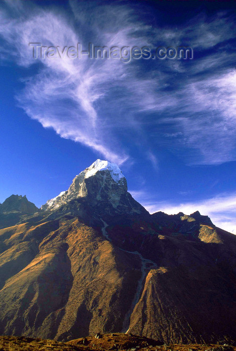 nepal172: Pokhara, Nepal: mad wind on a small peak of the Annapurna range - photo by E.Petitalot - (c) Travel-Images.com - Stock Photography agency - Image Bank