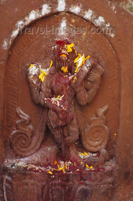 nepal245: Kathmandu, Nepal: Pashupatinath temple - musical Shiva in stone - photo by W.Allgöwer - (c) Travel-Images.com - Stock Photography agency - Image Bank