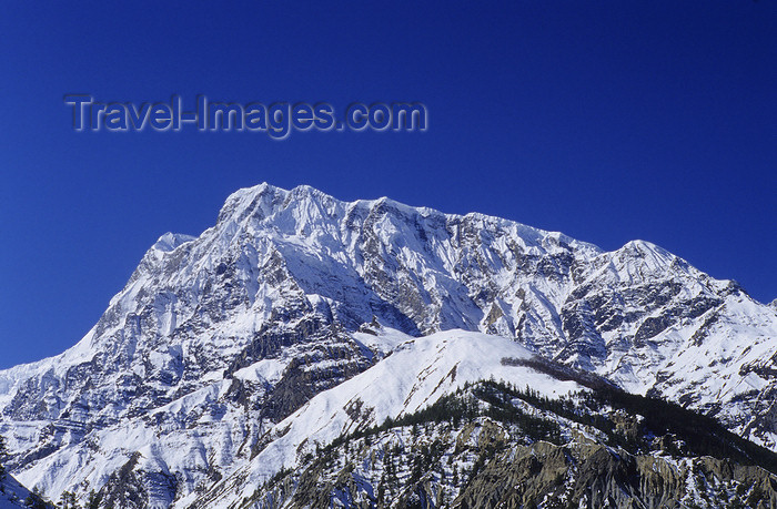 nepal346: Annapurna area, border of Manang and Kaski districts, Gandaki zone, Nepal: Annapurna III, 7555 m - photo by W.Allgöwer - (c) Travel-Images.com - Stock Photography agency - Image Bank