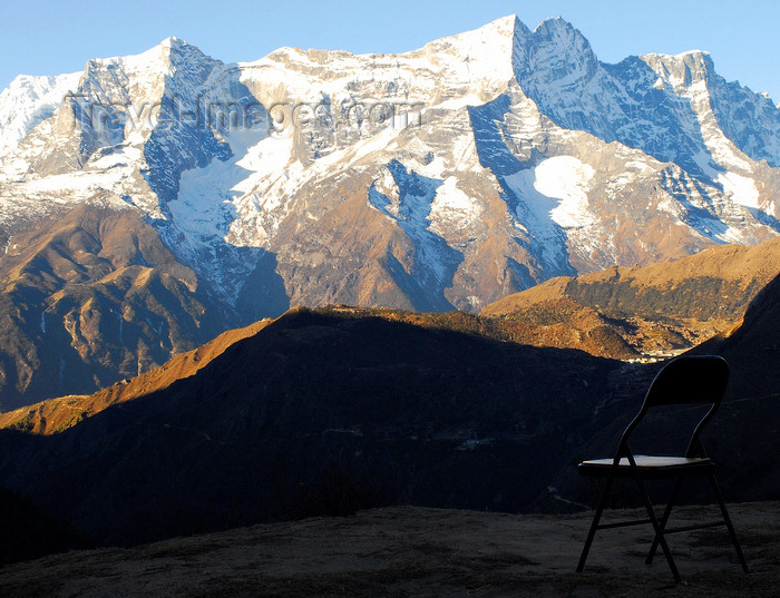 nepal422: Khumbu region, Solukhumbu district, Sagarmatha zone, Nepal: sunrise view of Kwande range from Tengboche - photo by E.Petitalot - (c) Travel-Images.com - Stock Photography agency - Image Bank