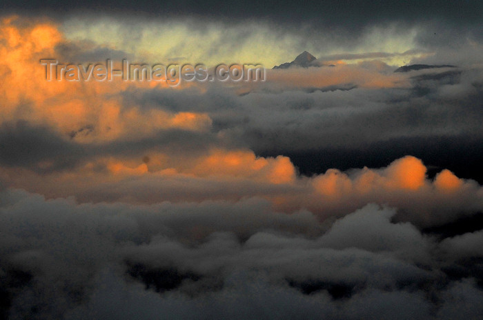 nepal445: Sankhuwasabha District, Kosi Zone, Nepal: sunset in a cloudy landscape - photo by E.Petitalot - (c) Travel-Images.com - Stock Photography agency - Image Bank