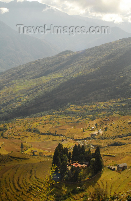 nepal446: Sankhuwasabha District, Kosi Zone, Nepal: view from Surkie pass - photo by E.Petitalot - (c) Travel-Images.com - Stock Photography agency - Image Bank