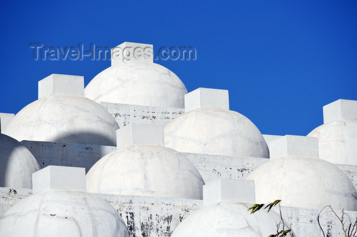 nicaragua6: Managua, Nicaragua: the New Cathedral - Nueva Catedral - breast-like cupolas provide light, ventilation and a nick name, 'La Chichona' - Metropolitan Cathedral of the Immaculate Conception - photo by M.Torres - (c) Travel-Images.com - Stock Photography agency - Image Bank