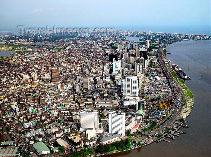 nigeria52: Nigeria - Lagos: Ring road and Victoria island from the air - waterfront - photo by A.Bartel - (c) Travel-Images.com - Stock Photography agency - Image Bank