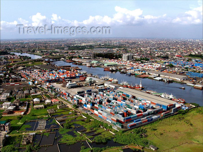 nigeria53: Nigeria - Lagos: port - container terminal - photo by A.Bartel - (c) Travel-Images.com - Stock Photography agency - Image Bank