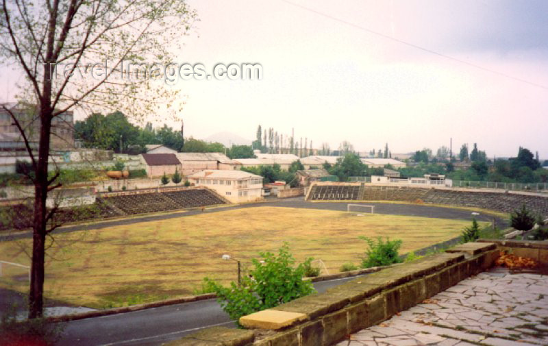 nk16: Nagorno Karabakh - Xankandi / Stepanakert: football stadium (photo by M.Torres) - (c) Travel-Images.com - Stock Photography agency - Image Bank