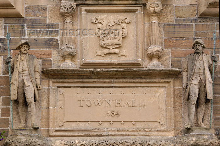 orkney50: Orkney island, Mainland - Kirkwall - Typical street scene from the city of Kirkwall - (c) Travel-Images.com - Stock Photography agency - the Global Image Bank