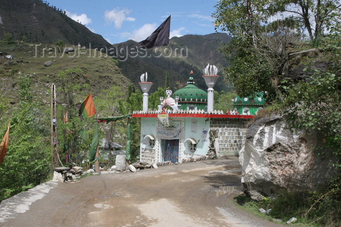 pakistan111: Siran Valley, NWFP, Pakistan: shrine of a Shia saint - photo by R.Zafar - (c) Travel-Images.com - Stock Photography agency - Image Bank