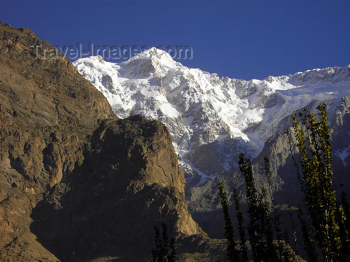 pakistan178: Diram peak - Northern Areas / FANA, Pakistan: 7266 m - Karakoram mountain range - KKH - photo by D.Steppuhn - (c) Travel-Images.com - Stock Photography agency - Image Bank