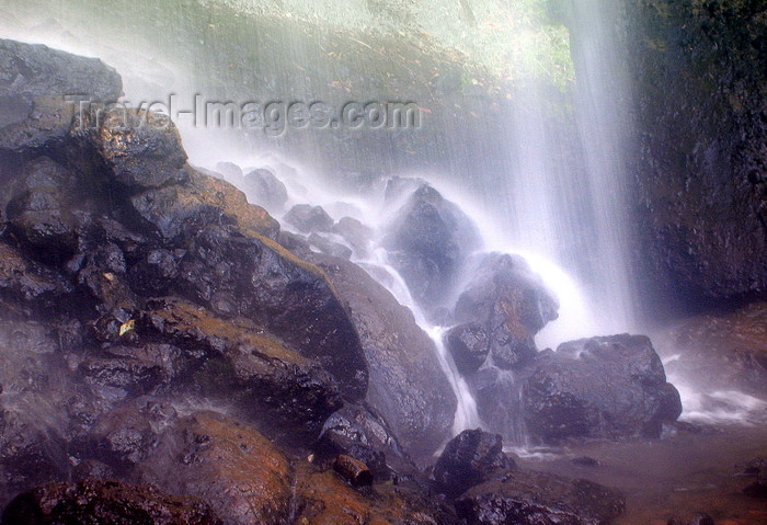 palau38: Ngardmau state, Babeldaob island, Palau: Ngardmau waterfall - at the base - photo by B.Cain - (c) Travel-Images.com - Stock Photography agency - Image Bank