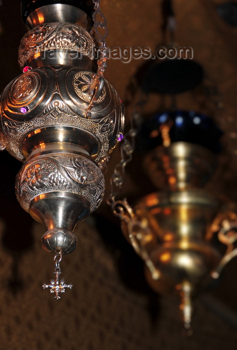 palest68: Bethlehem, West Bank, Palestine: Church of the Nativity - incense burners in the Grotto of the Nativity, the underground cave located beneath the basilica - photo by M.Torres - (c) Travel-Images.com - Stock Photography agency - Image Bank