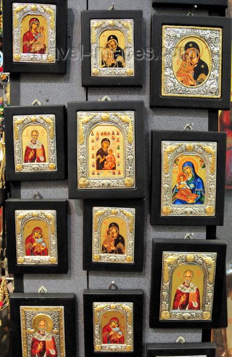 palest78: Bethlehem, West Bank, Palestine: assorted Christian icons at an handicraft shop - photo by M.Torres - (c) Travel-Images.com - Stock Photography agency - Image Bank