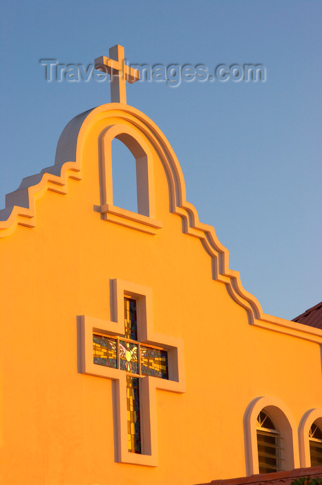 panama101: Panama City: church detail - Parroquia San Juan Apostol Evangelista, Brisas del Golf suburb - photo by H.Olarte - (c) Travel-Images.com - Stock Photography agency - Image Bank