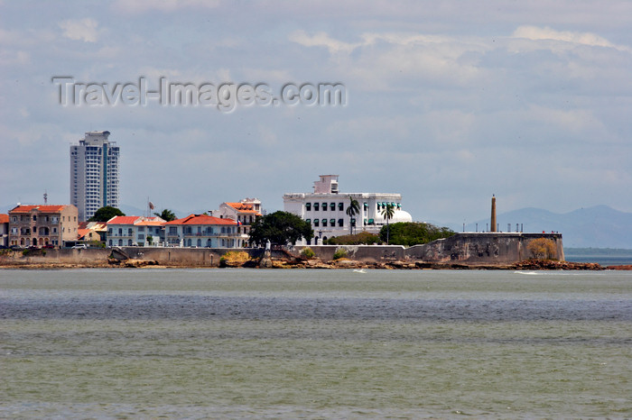 panama142: Panama City: Casco Viejo, the Old Quarter and the Pacific - Plaza de Francia - photo by H.Olarte - (c) Travel-Images.com - Stock Photography agency - Image Bank