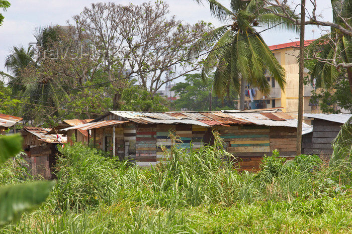 panama143: Panama City: Curundu Shanties, a very dangerous area of Panama City, where cops don't dare to enter. - photo by H.Olarte - (c) Travel-Images.com - Stock Photography agency - Image Bank