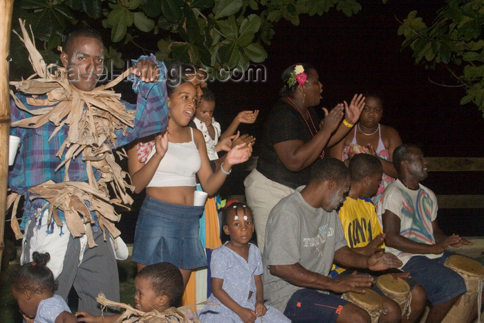 panama335: Congo Dancers, Isla Grande, Panama, Central America - photo by H.Olarte - (c) Travel-Images.com - Stock Photography agency - Image Bank