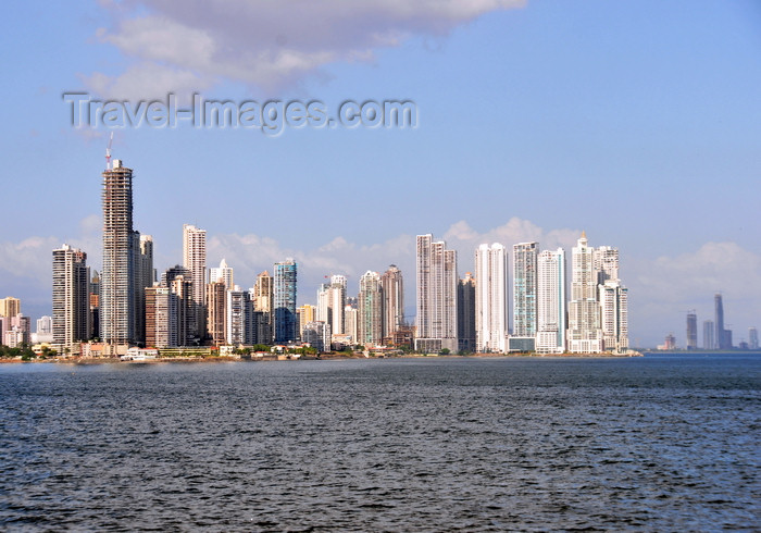 panama408: Panama City / Ciudad de Panamá: Punta Paitilla and Punta Pacifica skyline from las las Bovedas - rascacielos - photo by M.Torres - (c) Travel-Images.com - Stock Photography agency - Image Bank