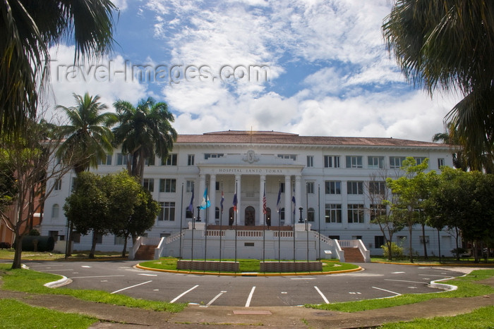 panama478: Panama City / Ciudad de Panama: St Thomas Hospital - 34th East Street and Avenida Balboa - Hospital Santo Tomás   - photo by H.Olarte - (c) Travel-Images.com - Stock Photography agency - Image Bank