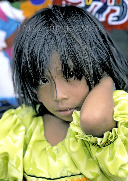 panama48: Panama - comarca Kuna Yala - San Blas Islands: young Kuna beauty - photo by A.Walkinshaw - (c) Travel-Images.com - Stock Photography agency - Image Bank