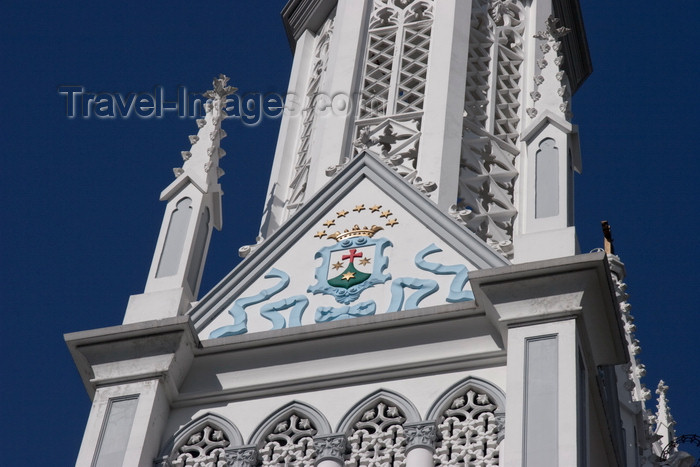 panama501: Panama City / Ciudad de Panama: Carmen church, Order of Carmelites - bell tower detail  - photo by H.Olarte - (c) Travel-Images.com - Stock Photography agency - Image Bank