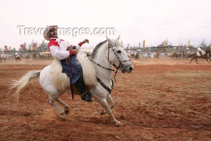 paraguay36: Paraguay - Luque - Departamento Central: horse rider - photo by A.Chang - (c) Travel-Images.com - Stock Photography agency - Image Bank