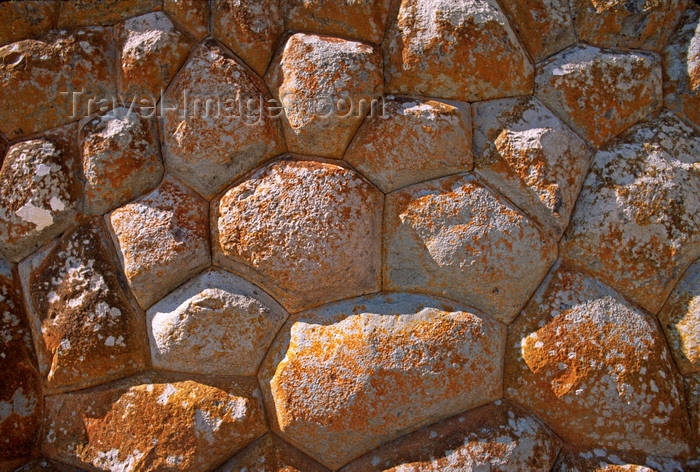 peru126: Limatambo, Cuzco region, Peru: flower designs can be seen in the stone work at the Inca ruins of Tarahuasi - road from Cuzco to Lima - photo by C.Lovell - (c) Travel-Images.com - Stock Photography agency - Image Bank