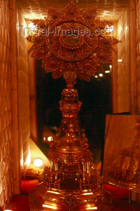 peru14: Cusco, Peru: Monstrance of La Merced church - Ostensoir - Monstranz - custodia - photo by J.Fekete - (c) Travel-Images.com - Stock Photography agency - Image Bank