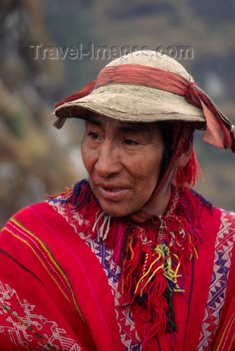 peru176: Inca Trail, Cuzco region, Peru: a Quechua porter on the Inca Trail to Machu Picchu - Peruvian Andes - photo by C.Lovell - (c) Travel-Images.com - Stock Photography agency - Image Bank