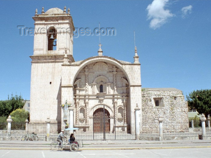 peru47: Juliaca, Puno region, Peru: colonial church - photo by M.Bergsma - (c) Travel-Images.com - Stock Photography agency - Image Bank