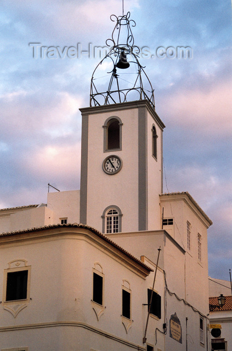 portugal-fa158: Albufeira - Algarve, Portugal: clock tower - torre do relógio - photo by M.Durruti - (c) Travel-Images.com - Stock Photography agency - Image Bank