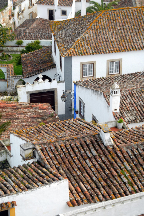 portugal-le86: Óbidos, Portugal: roofs in the walled city - telhados - photo by M.Durruti - (c) Travel-Images.com - Stock Photography agency - Image Bank