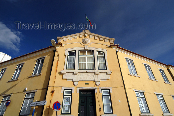 portugal-li326: Ericeira, Mafra, Portugal: maritime administration - delegação marítima - photo by M.Durruti - (c) Travel-Images.com - Stock Photography agency - Image Bank