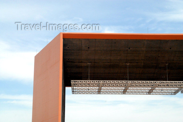 portugal-se155: Portugal - Setúbal: detail of open air concert venue / detalhe de um coreto pós-moderno - photo by M.Durruti - (c) Travel-Images.com - Stock Photography agency - Image Bank