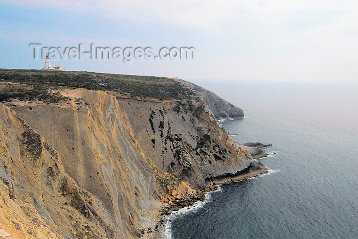 portugal-se176: Cape Espichel, Portugal: the cape, the lighthouse and the Atlantic - Cabo Espichel - o cabo, o farol e o Atlânctico - photo by M.Durruti - (c) Travel-Images.com - Stock Photography agency - Image Bank