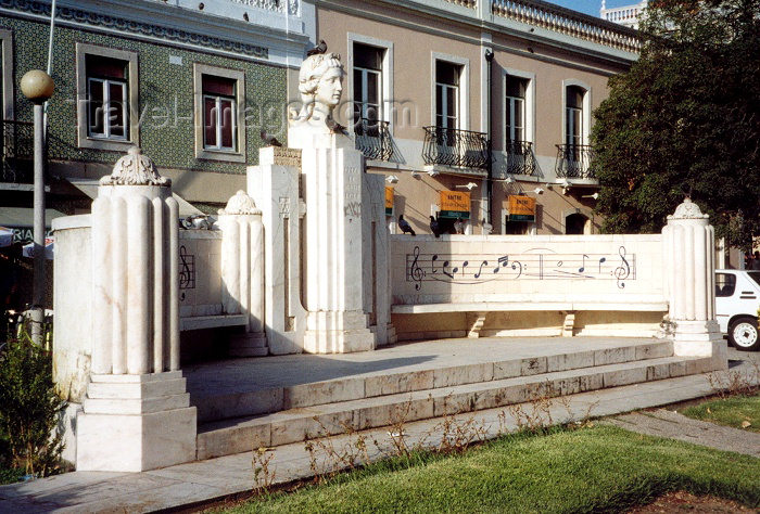 portugal-se3: Portugal - Setúbal: Luiza Todi memorial - 19th century Soprano singer / monumento a Luiza Todi - photo by M.Durruti - (c) Travel-Images.com - Stock Photography agency - Image Bank