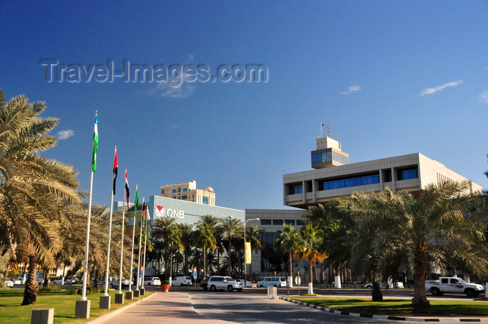 qatar61: Doha, Qatar: Qatar National Bank and the Ministry of Finance, Al Corniche - photo by M.Torres - (c) Travel-Images.com - Stock Photography agency - Image Bank