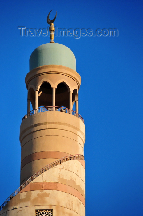 qatar88: Doha, Qatar: Qatar Islamic Cultural Center, FANAR - minaret with its crescent over blue sky - photo by M.Torres - (c) Travel-Images.com - Stock Photography agency - Image Bank