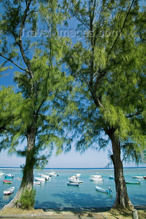 reunion181: L'Étang-Salé, Réunion: boats on the bay - photo by Y.Guichaoua - (c) Travel-Images.com - Stock Photography agency - Image Bank