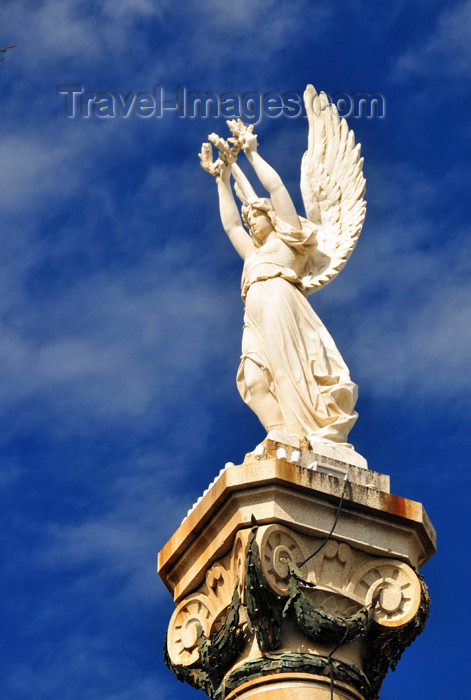 reunion209: Saint-Denis, Réunion: Victory angel atop an Ionic column - Victory Column detail - photo by M.Torres - (c) Travel-Images.com - Stock Photography agency - Image Bank