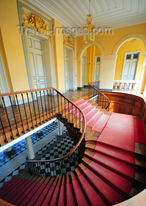 reunion211: Saint-Denis, Réunion: main stairs of the old City Hall - Hôtel de Ville - photo by M.Torres - (c) Travel-Images.com - Stock Photography agency - Image Bank