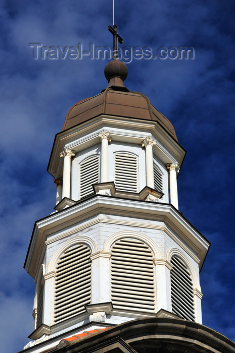 reunion229: Saint-Denis, Réunion: spire of the chapel of the Immaculate Conception - Rue de Ste-Anne - Chapelle de l'Immaculée Conception - photo by M.Torres - (c) Travel-Images.com - Stock Photography agency - Image Bank