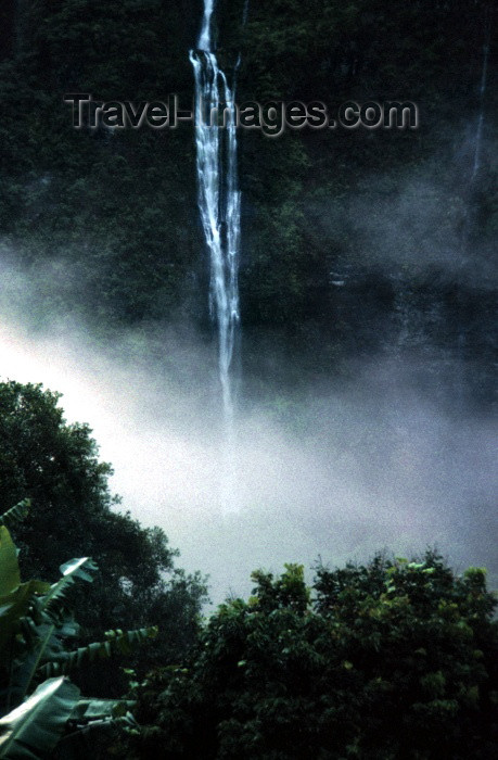 reunion57: Reunion / Reunião - Cirque de Salazie: tall waterfall - Manouilh - photo by W.Schipper - (c) Travel-Images.com - Stock Photography agency - Image Bank